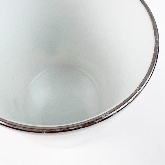 Vtg Pottery Barn Reindeer Donner Christmas Coffee Tea Mug Cup Silver Rim Japan - Picture 8 of 9